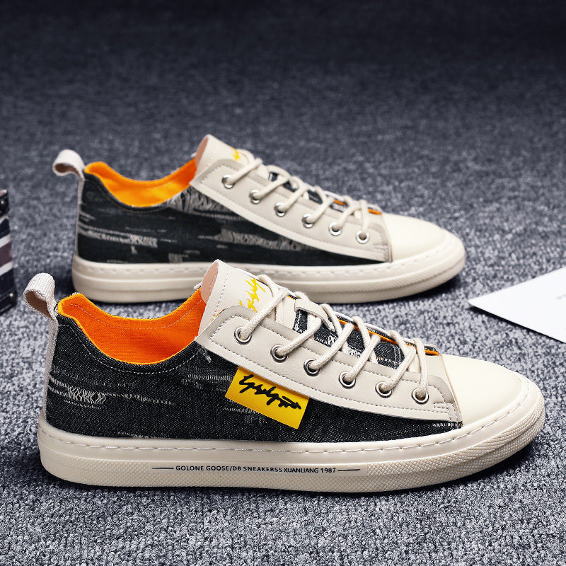 Velbrant™ DenimRush Sneakers – Youth Casual Streetwear Shoes
