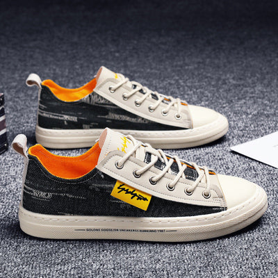 Velbrant™ DenimRush Sneakers – Youth Casual Streetwear Shoes