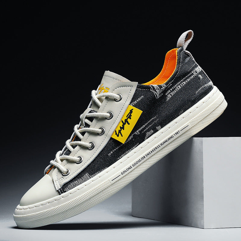 Velbrant™ DenimRush Sneakers – Youth Casual Streetwear Shoes