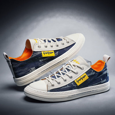 Velbrant™ DenimRush Sneakers – Youth Casual Streetwear Shoes